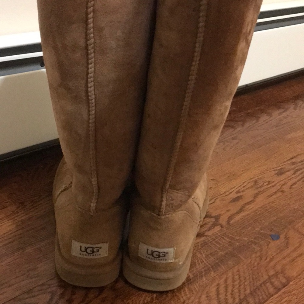 TALL CHESNUT UGGS SIZE 9